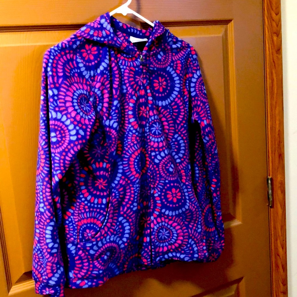 Zippered fleece jacket